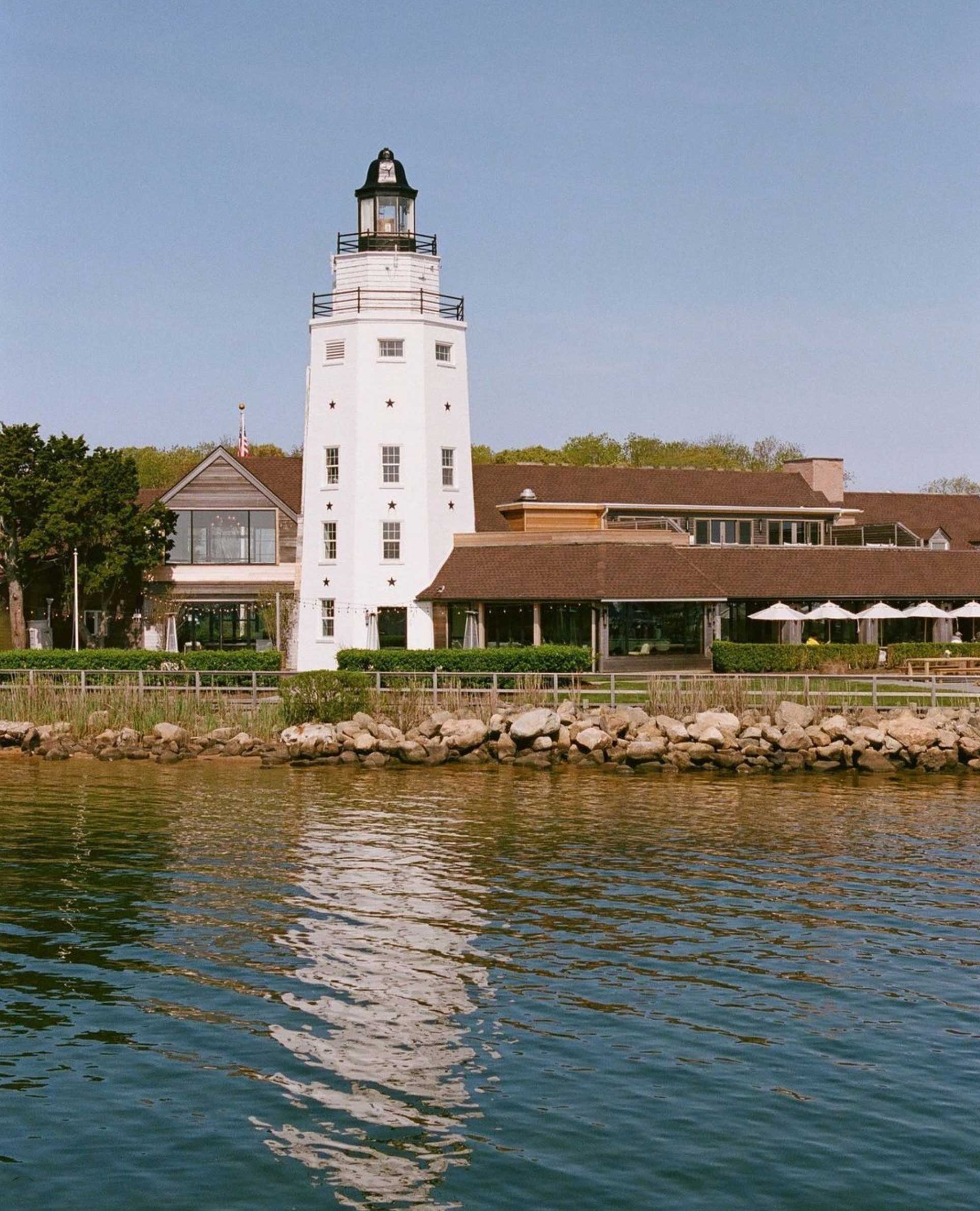 Image of umbrellas at Montauk Yacht Club